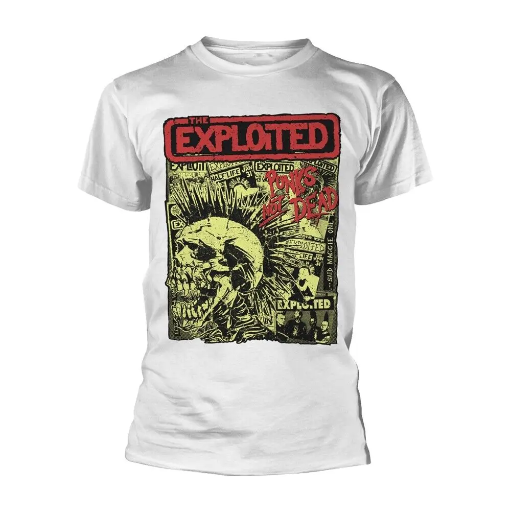 

The Exploited 'Punks Not Dead' White T shirt - NEW