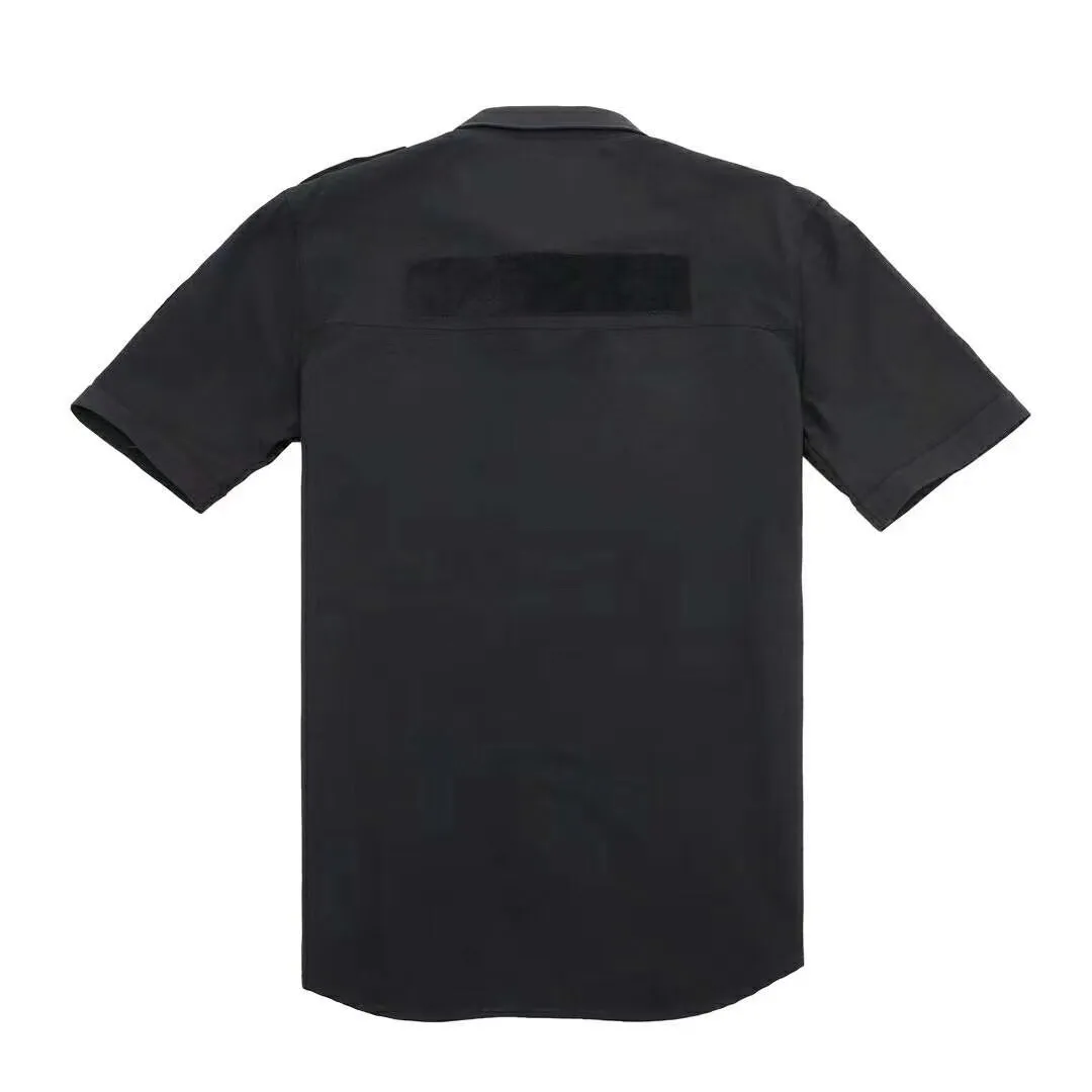 Quick-drying Strech Flexible Fabric Training Uniform Security Uniform Black Navy Blue Police Suit For Men Workwear Men Winter