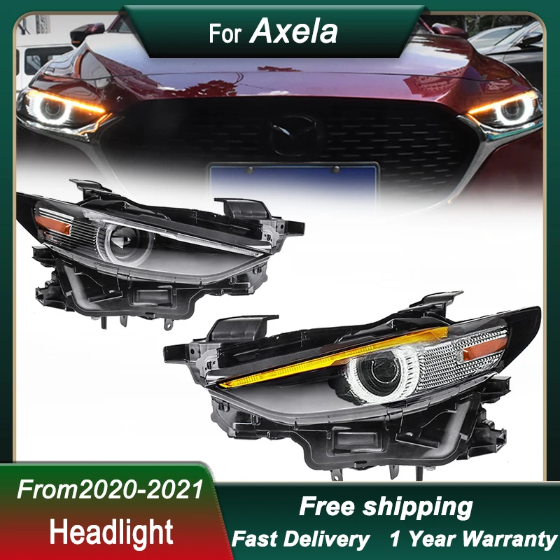 

Car Headlights for Mazda 3 Axela 2020-2021 Upgrade LED Headlight DRL Dynamic Signal Head Lamp Bi Xenon Beam Headlamp Accembly