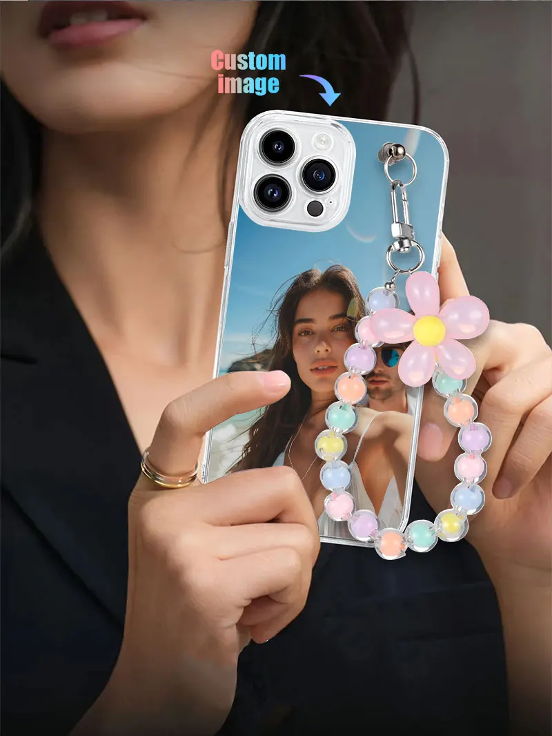 لتقوم بها بنفسك صور مخصصة واضح اللؤلؤ الحبل قضية الهاتف آيفون 17 الهواء 16 16E 15 14 11 برو ماكس 13 12 Mini X S 7 8 Plus الغطاء الخلفي #2