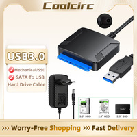 Coolcirc USB 3.0 to SATA Cable SATA III Hard Drive Adapter Converter for 2.5\