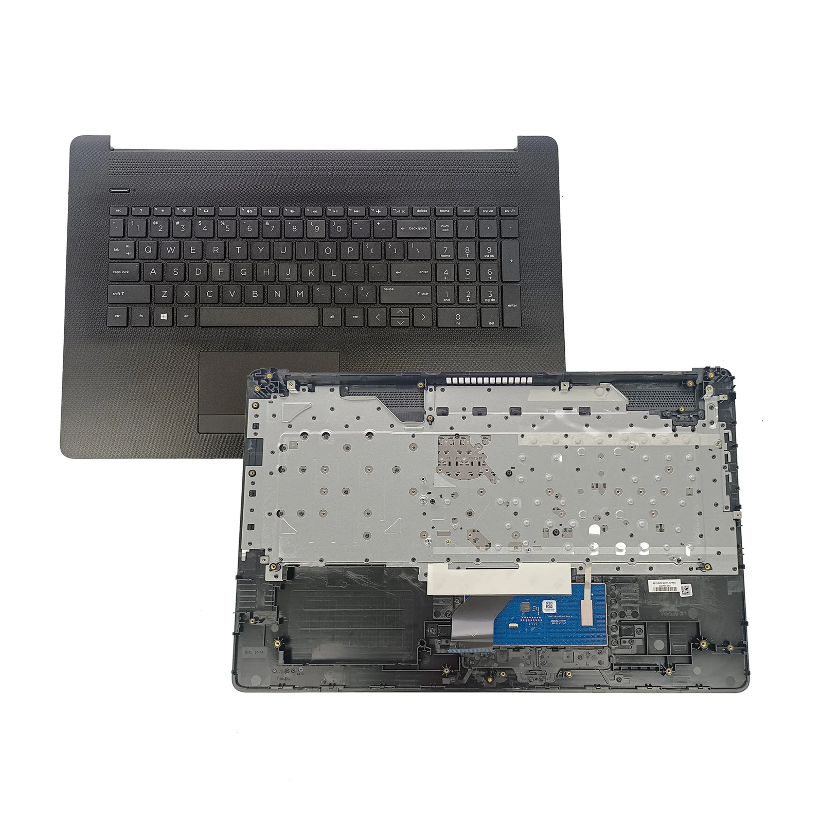 Imagem -03 - Laptop Upper Case ou Palmrest com Teclado e Touchpad Apto para hp Pavilion 17-by 17-ca L22749001 L22751-001-a1 L22751-001 Novo