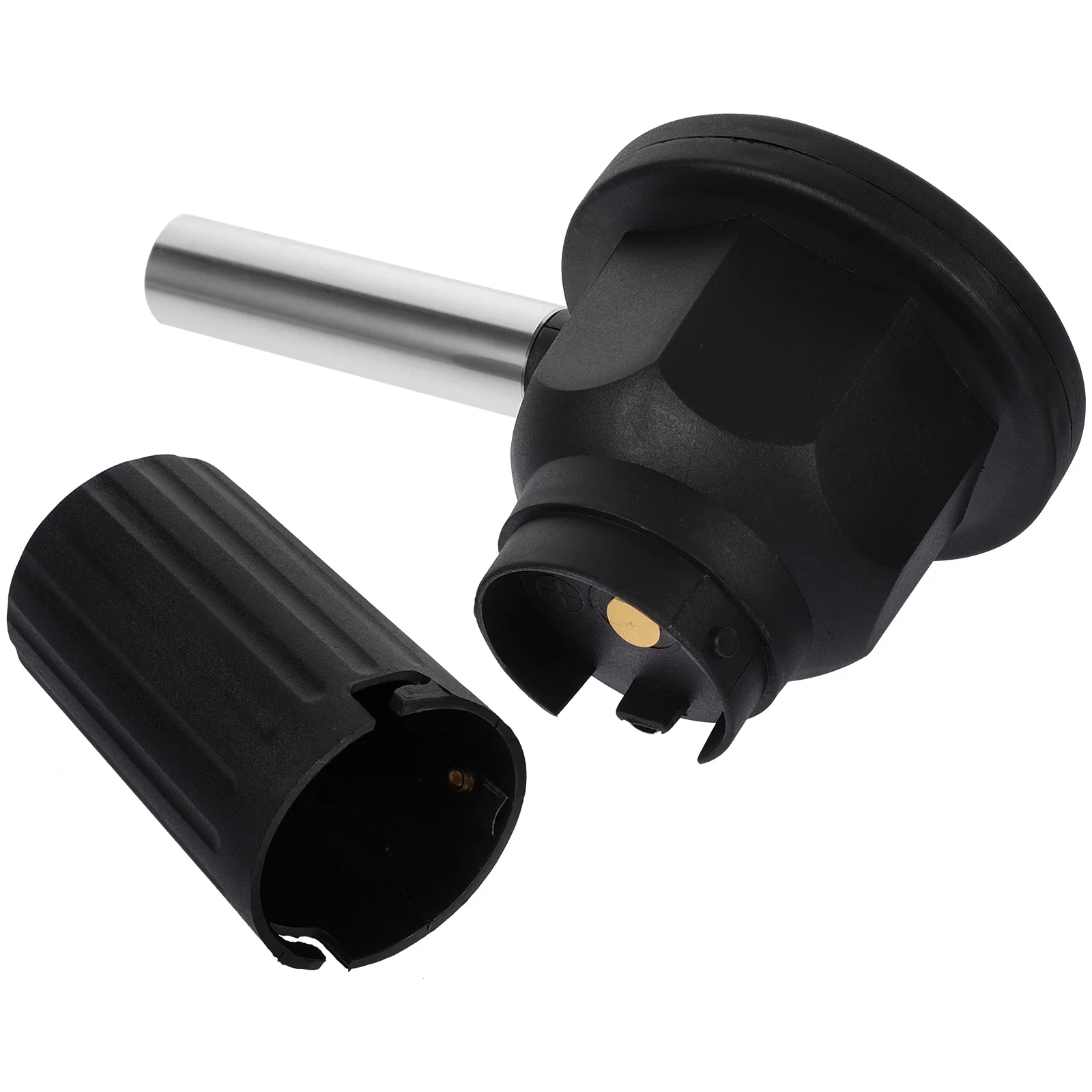 

Portable BBQ Grill Blower Fan Fire Starter for Camping Outdoor Cooking Black Color Lightweight Handheld Design