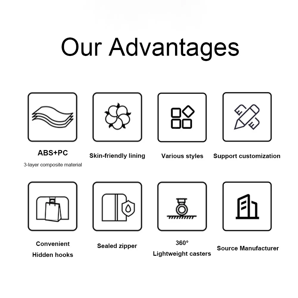 12 20 24 بوصة حقيبة سفر مجموعة مع عجلات دوارة حقيبة تروللي بعجلات مجموعة الأمتعة سستة عربة حقيبة الأمتعة حالة قفل معتمد من إدارة الألمانيا