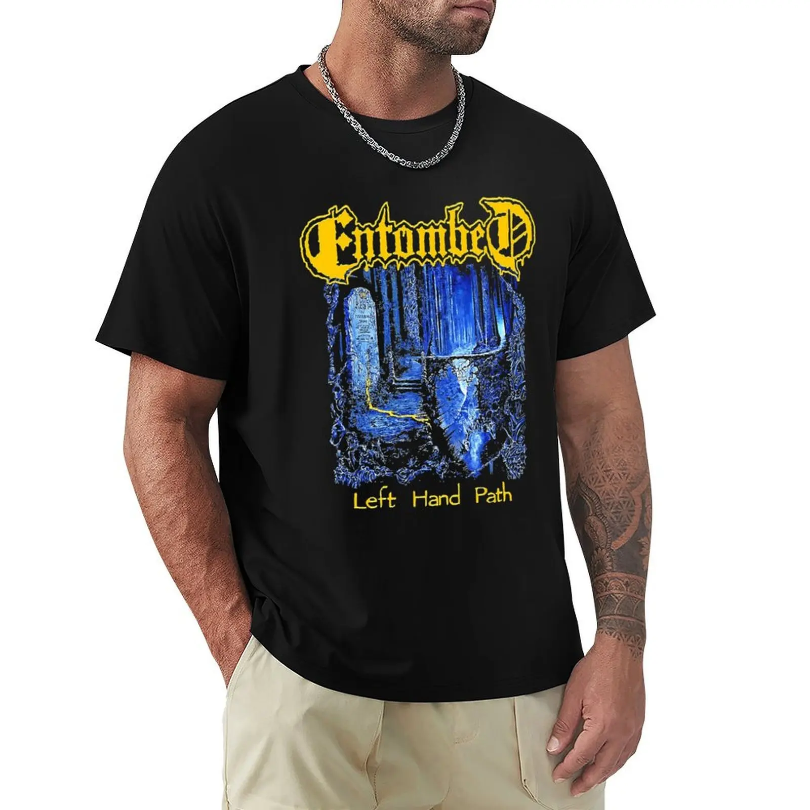 Entombed T-Shirt Work Daily Short Sleeve Top