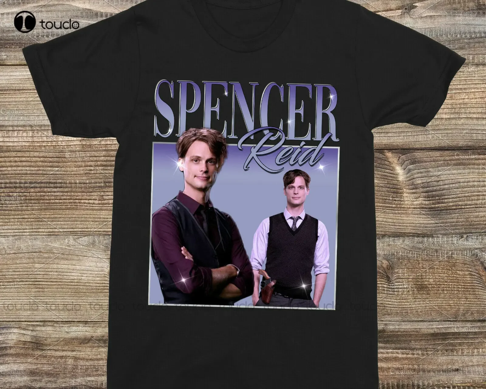Spencer Reid Criminal Minds Matthew Gray Gubler 90S Vintage T-Shirt T Shirts For Men Cotton Tee Shirts Xs-5Xl Streetwear Tshirt