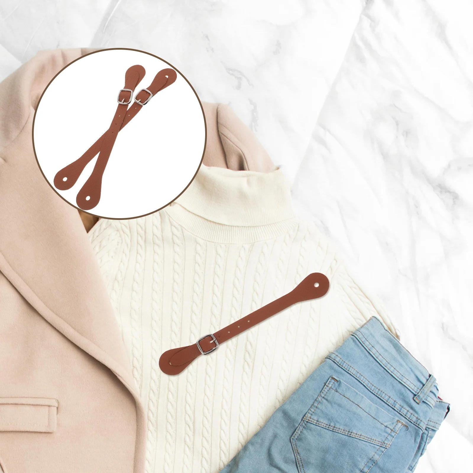 2 قطعة خمر قابل للتعديل وهمية التمهيد الأشرطة ركوب التمهيد الأشرطة الفخذ العليا رعاة البقر الغربية حزام الملحقات