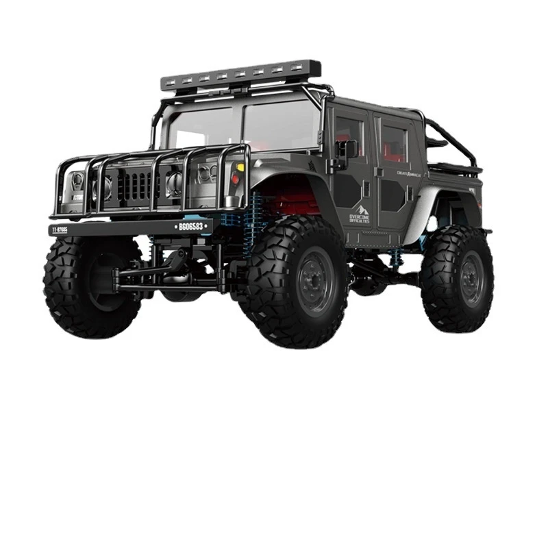 JJRC Carro RC 4WD em escala completa - Brinquedo modelo de simulação SUV de escalada off-road de alta velocidade para crianças