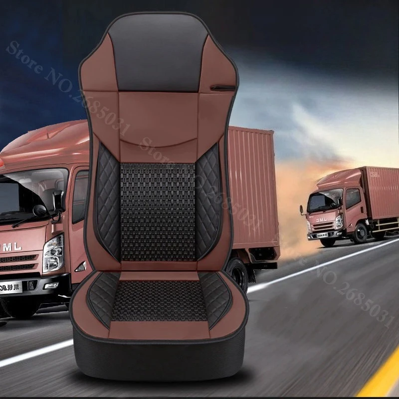 

Large Lorry Bus Truck Leather Seat Cover Heavy-duty Cushion for SITRAK SCANIA Volvo Renault DAF IVECO ISUZU TATRA Sany Zoomlion