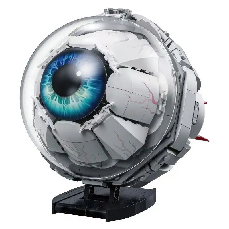 Idea Organ Building Block Eye Construction Model Sets Brick Eyeball Structure Educational Toys With Light Collection For Gifts