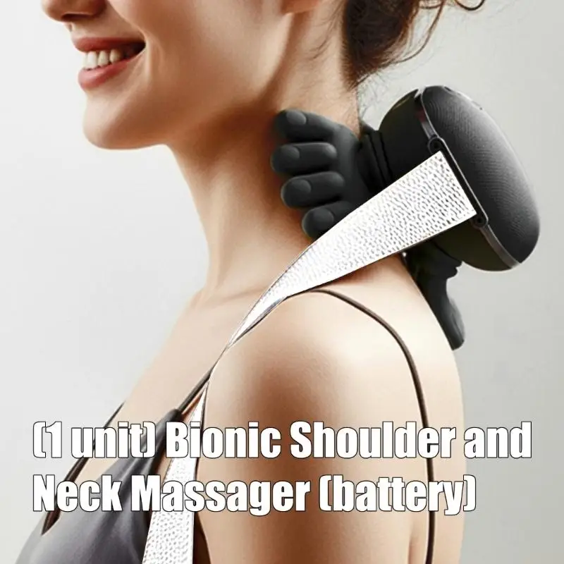 

B03F Bionics Shoulder Neck Massager Feature 4D Technology Adjustable Heat for Relief