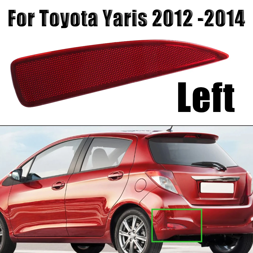 Lamp Marker Reflector Light Plastic Rear Replacement 52164-52100 Bumper Fittings For Yaris 2012-2014 Brand New