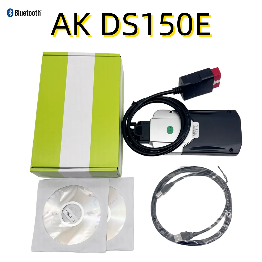 Newest AK DS150E 2021.11 Keygen With Bluetooth For Del DS150E With BT OBD2 Diagnostic Tools Cars Trucks OBDII Scanner