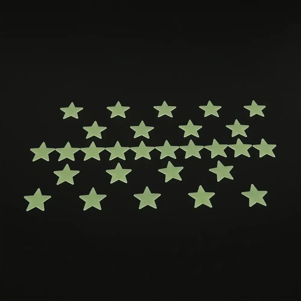 1/2PCS Luminous Star Wall Sticker Luminous Fluorescent 3D Kids Bedroom Ceiling Home Dark Place Star Wall Stickers