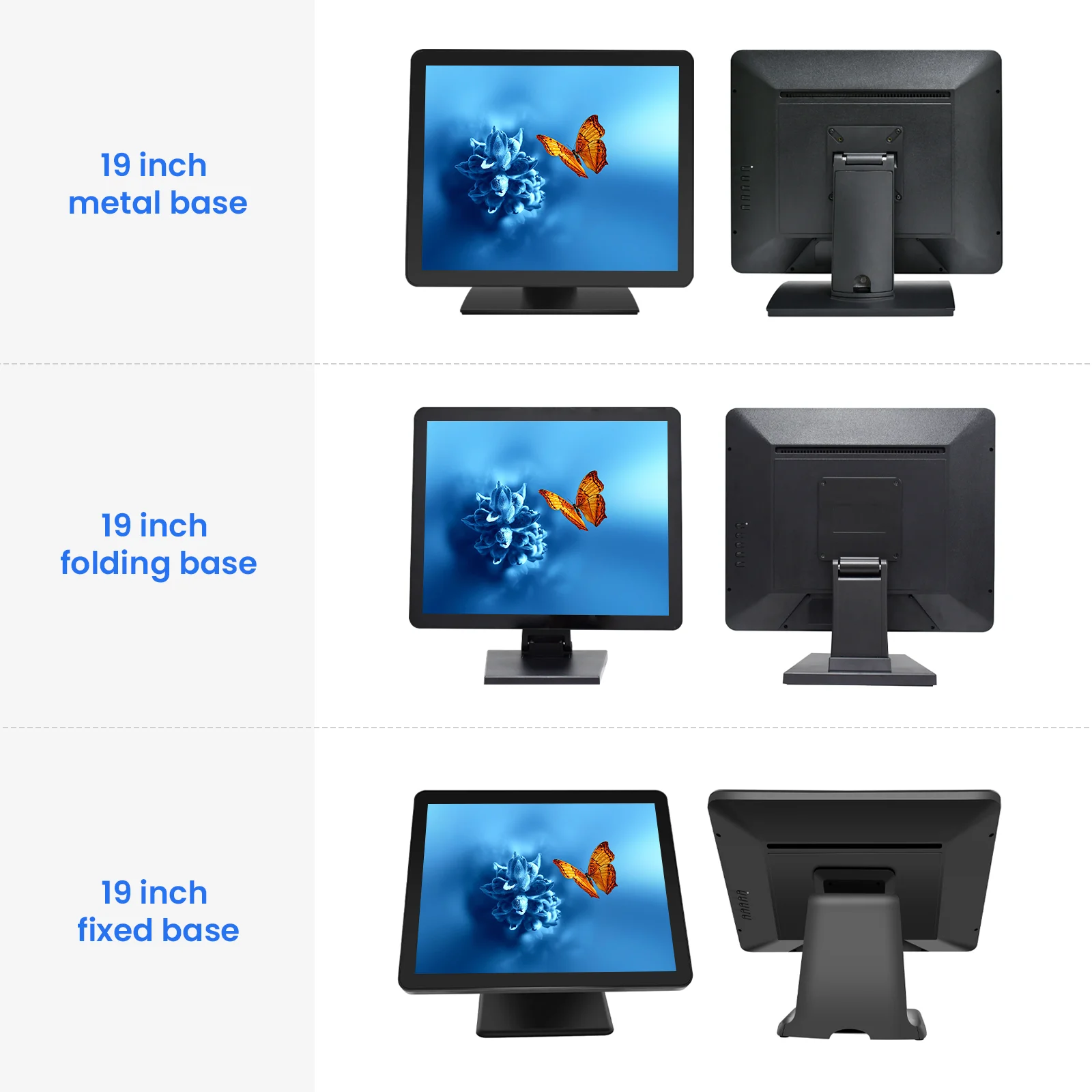 شاشة تعمل باللمس LCD شاشة لمس مربعة مسطحة 15 بوصة تعمل باللمس مطعم فندق استخدام اللمس #4