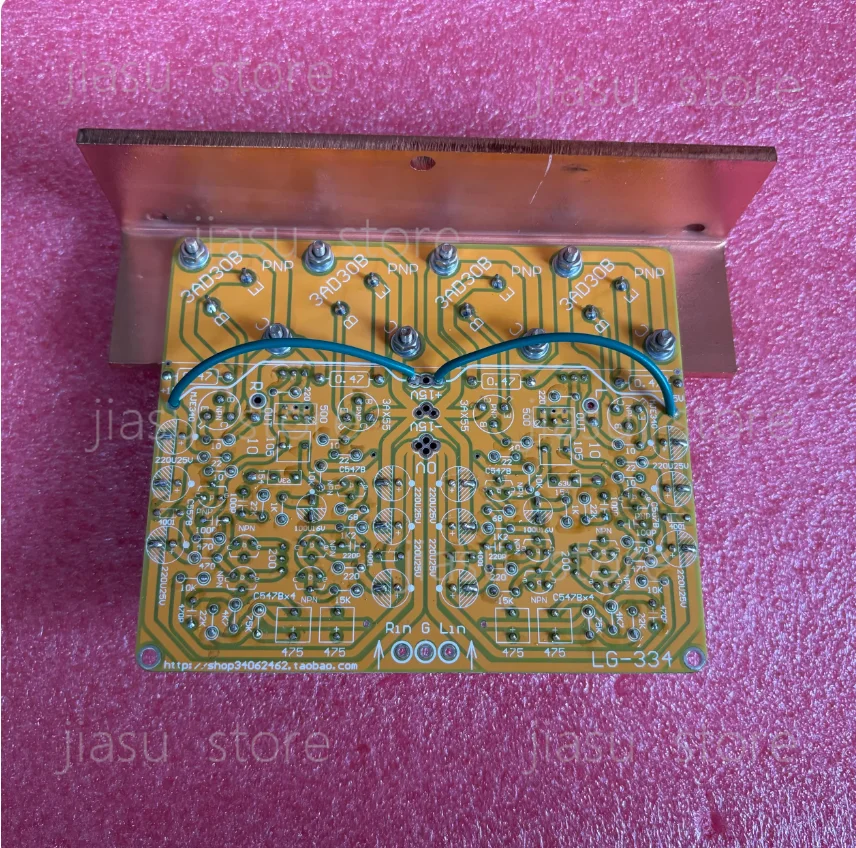 3AD55 germanium tube 20WX2 non-complementary homopolar symmetrical OCL amplifier board discrete component power amplifier