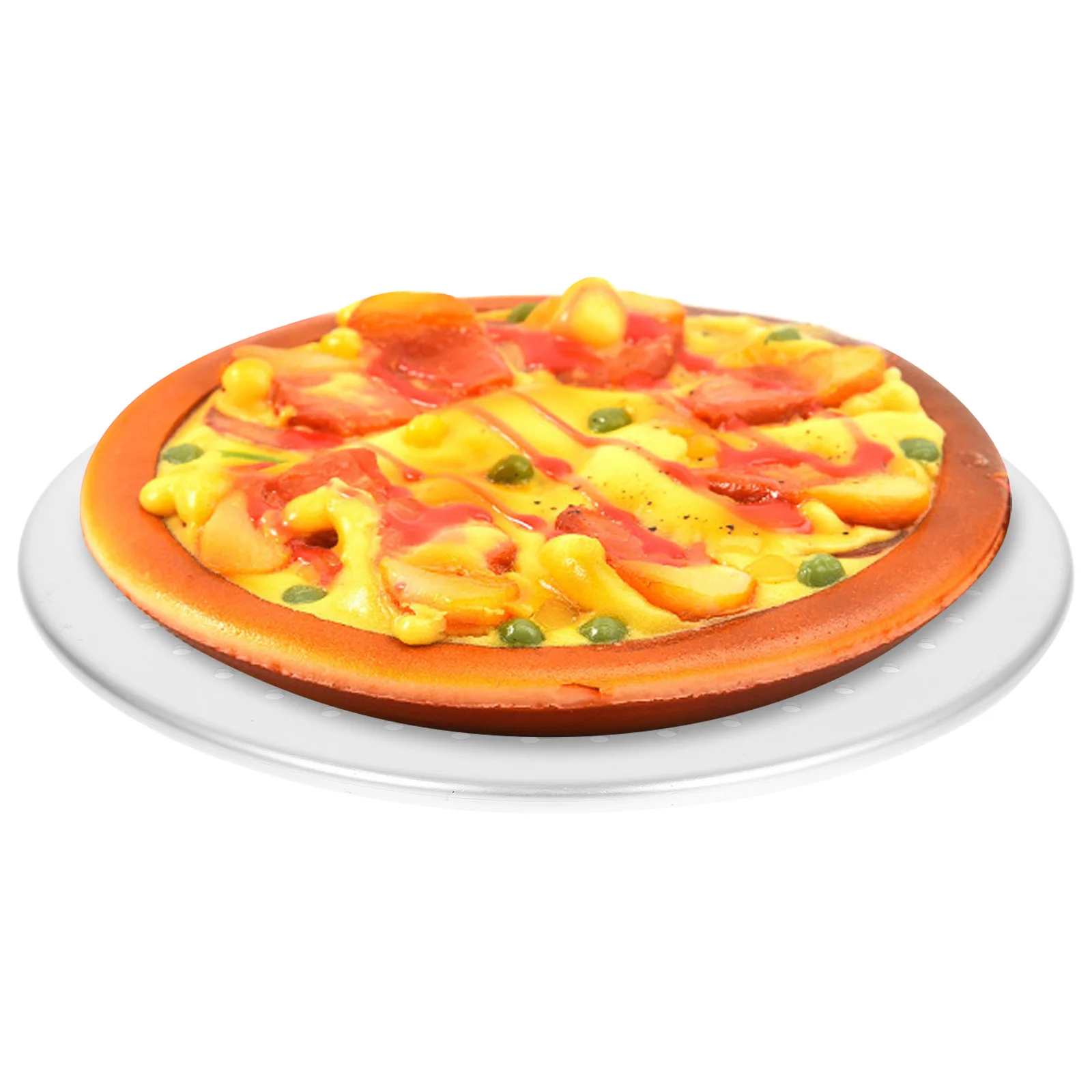 

Round Aluminum Pizza Baking Pan Thickened Perforated Nonstick Design for Oven Tray for Home Use Baking Tool