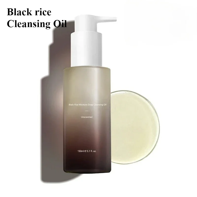 Black Rice Pore Blackhead Deep Cleansing Makeup Remover 150ml Mild Non Irritating Makeup Remover Oil Skincare Product.