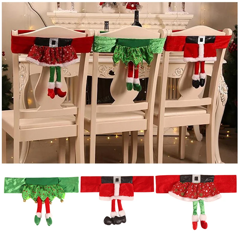 Christmas Chair Cover New Santa Belt Chair Cover Christmas Elf Chair Cover Girl Skirt Chair Cover