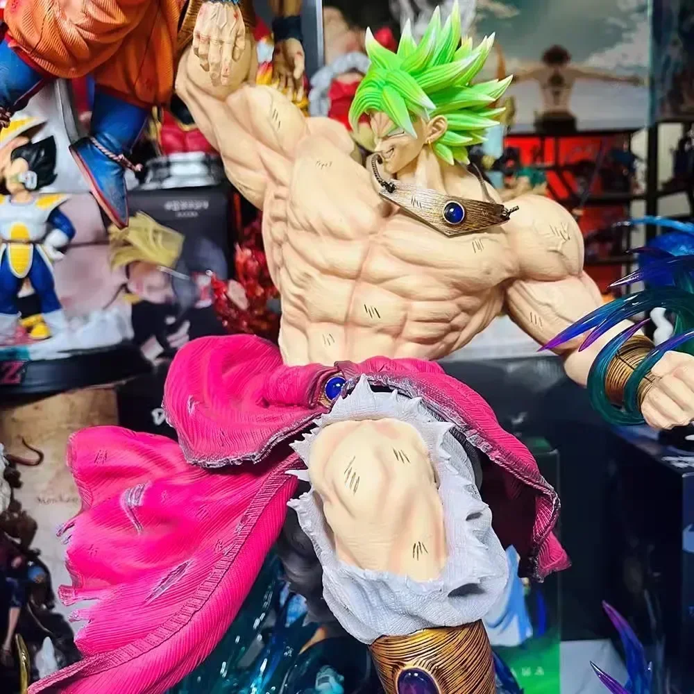 Dragon Ball Anime Figure Broli Vs Son Goku Figure 28cm Pvc Gk Statue Figurine Model Doll Collection Room Decora Desk Toys Gift