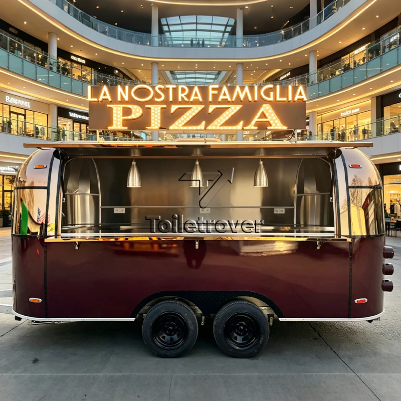 

Standard Mobile Food Trailer Fully Equipped Street Ice Cream Cart Bakery Food Cart Truck with CE