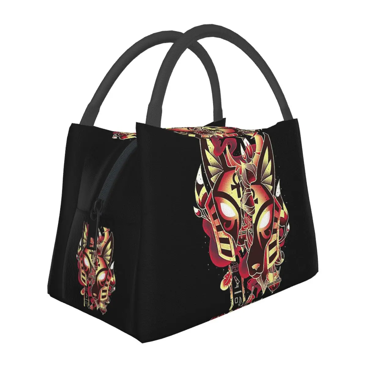 Anubis Mysteries Jackal Egyptian God Lunch Bags, Isolé Bento Box, Fourre-tout, Sacs de pique-nique, Sac thermique pour femme, Enfants, Voyage