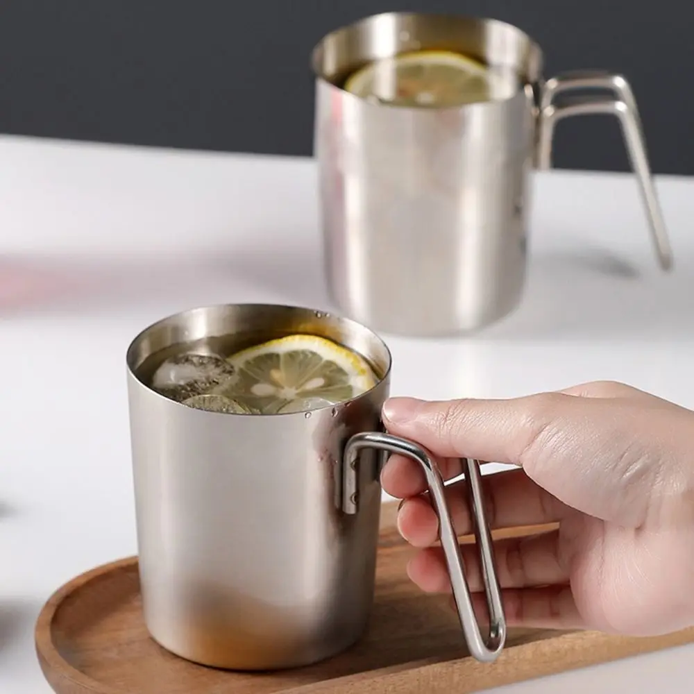 Multifunctional Stainless Steel Mouthwash Cup Anti-rust Inverted Rinse Cup Minimalist Smooth Toothbrush Storage Cup Couple