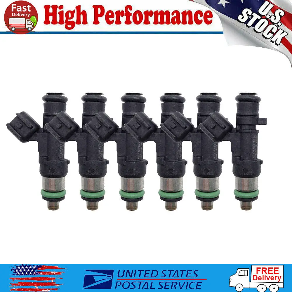 6X For 2006-2010 Dodge Charger 3.5L V6 Fuel Injectors 0280158028 4591986AA