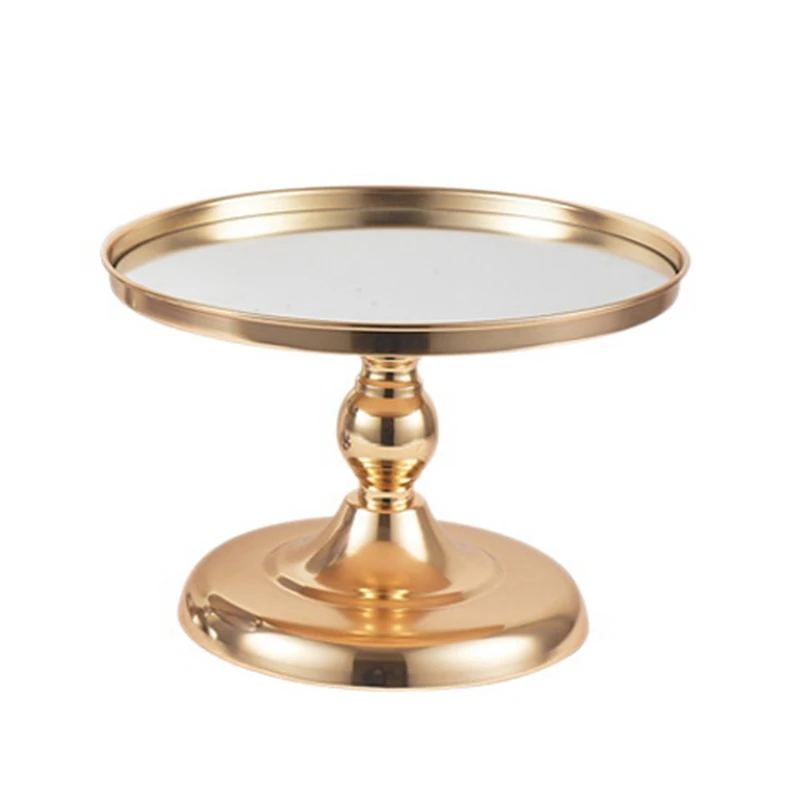 European Round Cake Stand Shelf Rack Electroplating Iron Holder For Wedding Party Cake Dessert Display