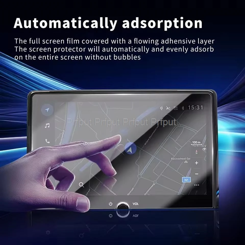الزجاج المقسى لتويوتا GR ياريس 2024 2025 10.5 بوصة راديو المعلومات والترفيه LCD نظام تحديد المواقع والملاحة واقي للشاشة أفلام واقية