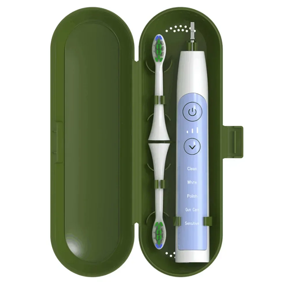 Soportes para cepillos de dientes y pasta de dientes con cubierta protectora, estuche de viaje portátil para Oral B cepillo de dientes eléctrico,