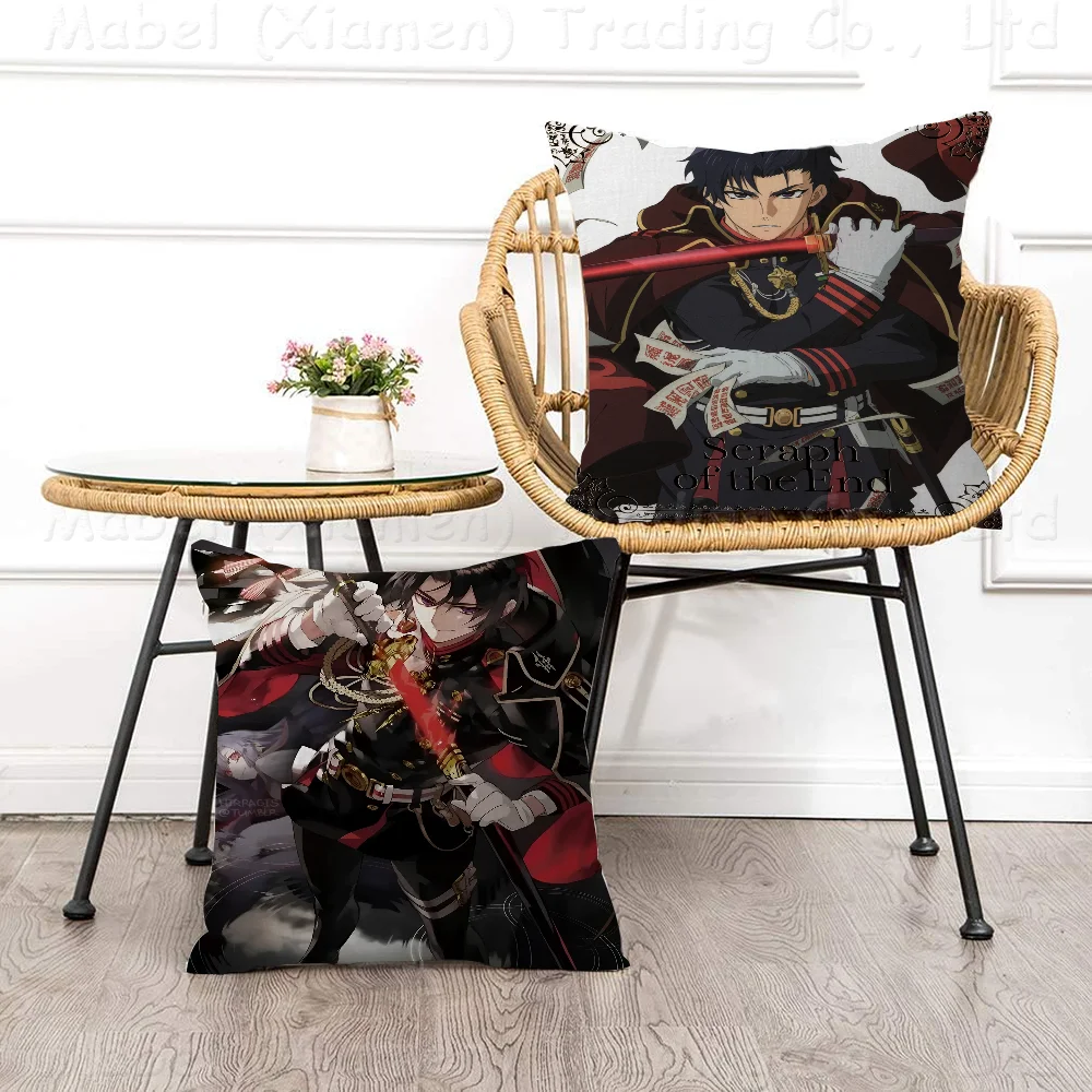 

Guren Ichinose Cushion Cover 30x50 Polyester Sofa Cushions Decorative Throw Pillows Home Decoration Pillowcover