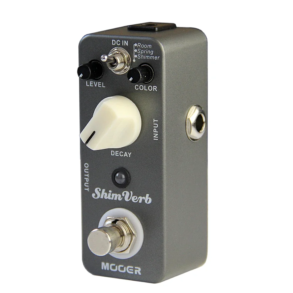 Mooer ShimVerb Digital Reverb Guitar Effect Pedal Mini Guitar Pedal 3 Reverb Modes for Electric Guitar True Bypass Guitar Parts