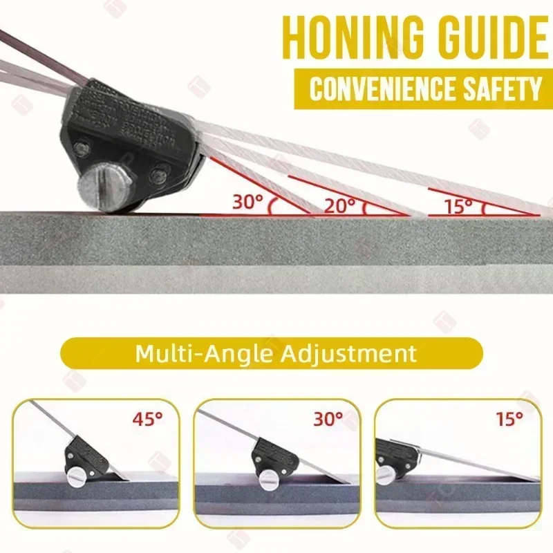 Honing Guide Chisel Sharpening Jig For Chisels And Planes Adjustable Angle Guide   Sharpener JigJig Roller Whetstone Holder image 3