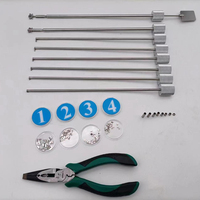 Original SG S&G 6860 6880 Mauer 71111 71113 T07-2 Dimeixi Blade Leaf Unlock Read Combination Key 3 In1 Set Locksmith Supplies