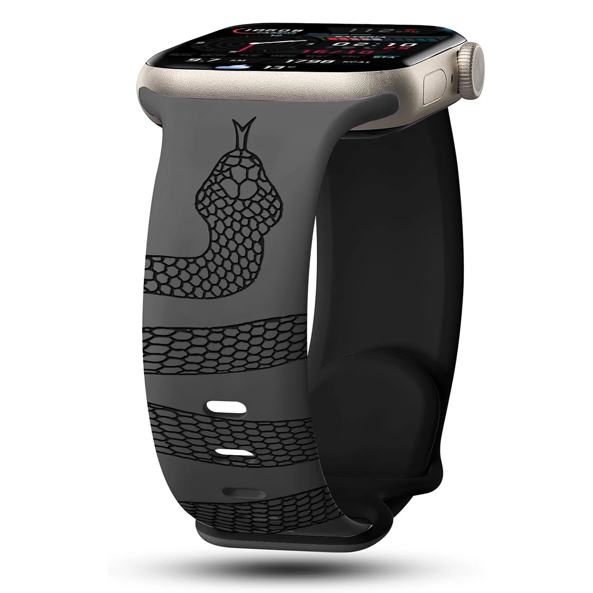 حزام سيليكون بلونين لساعة أبل 41 مللي متر 40 مللي متر 45 مللي متر 44 مللي متر 49 مللي متر 46 مللي متر 42 مللي متر سوار Iwatch سلسلة 10 SE 9 8 7 العصابات Ultra2