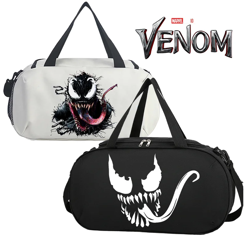 Venom Gym Bag Women Men Large Capacity Watertight Trip Excursion Packet Marvels Movie Sports Leisure Tote Shoulder Y2k Bags Gift