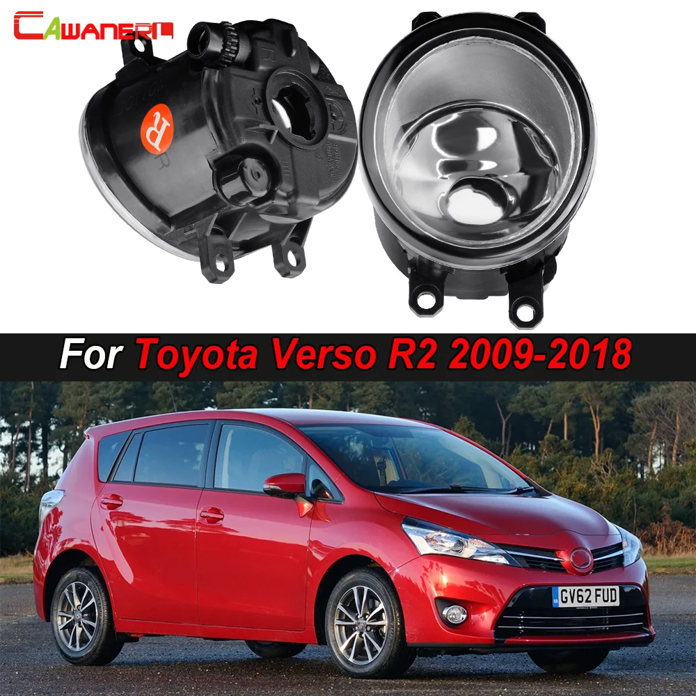 

1 Pair Car Front Fog Light with H11 Halogen LED Bulb For Toyota Verso R2 2009 2010 2011 2012 2013 2014 2015 2016 2017 2018