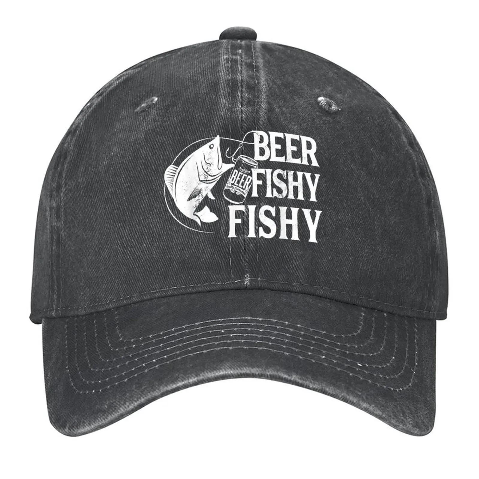 

beer fishy fishy Baseball Cap summer hat designer cap Fashion Beach Snapback Cap Golf Wear Men Women's