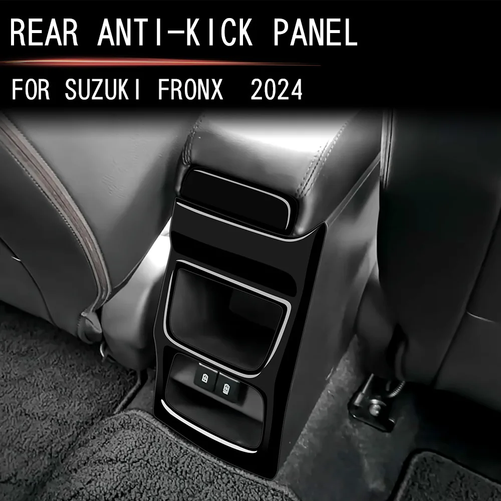 

Для Suzuki Fronx WDB3S WEB3S 2025 2026 ABS из углеродного волокна, задняя розетка для кондиционов, вентиляционное отверстие переменного тока, задняя доска, автомобильные аксессуары
