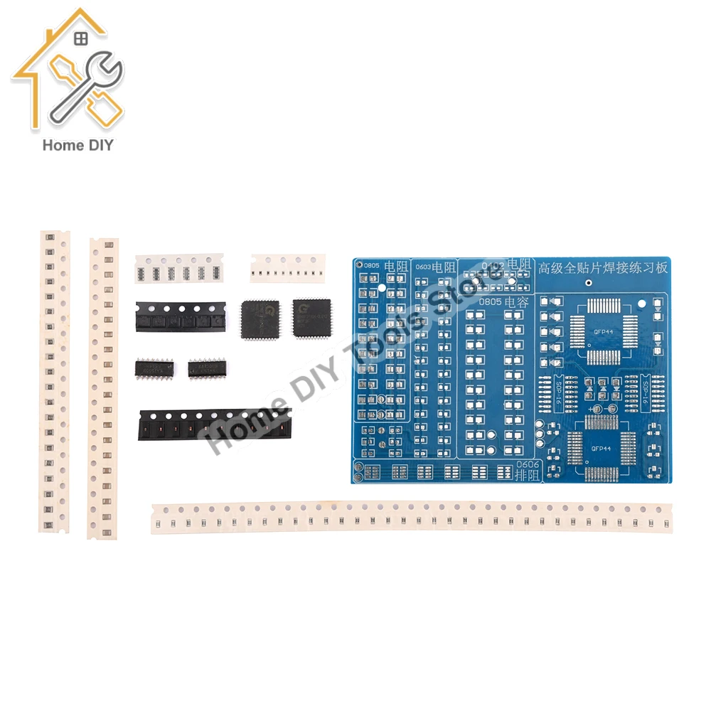 Soldering Practice Kit DIY SMD SMT Welding Practice Soldering Skill Training Board for School Learning Project