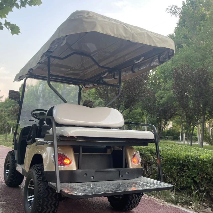 4 Wheel Drive Electric Golf Cart With Power Assist 5000W AC System Electric Tour Bus High NewTech For Adults Electric Golf Cart