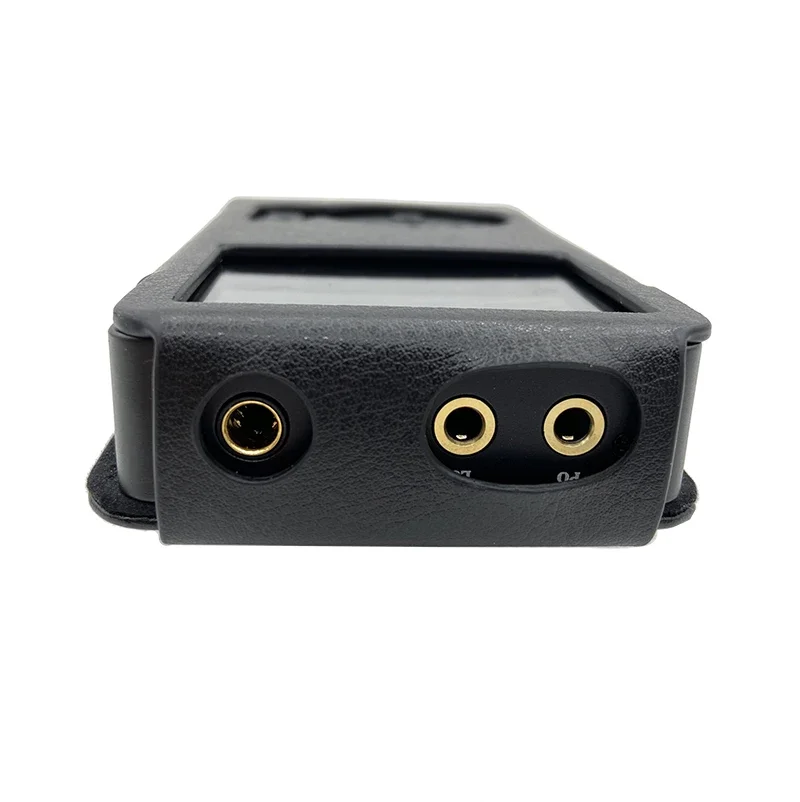 LUSYAHiFi custodia protettiva in PU nero per F.Audio FA4 HIFI DSD USB DAC Bluetooth ES9038Q2M lettore MP3