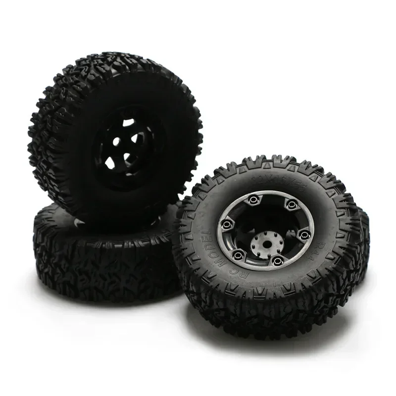 Pneu dianteiro e traseiro de 85mm para wltoys 144001 1/14 rc drift racing car fy08 atualização peças de reposição acessórios