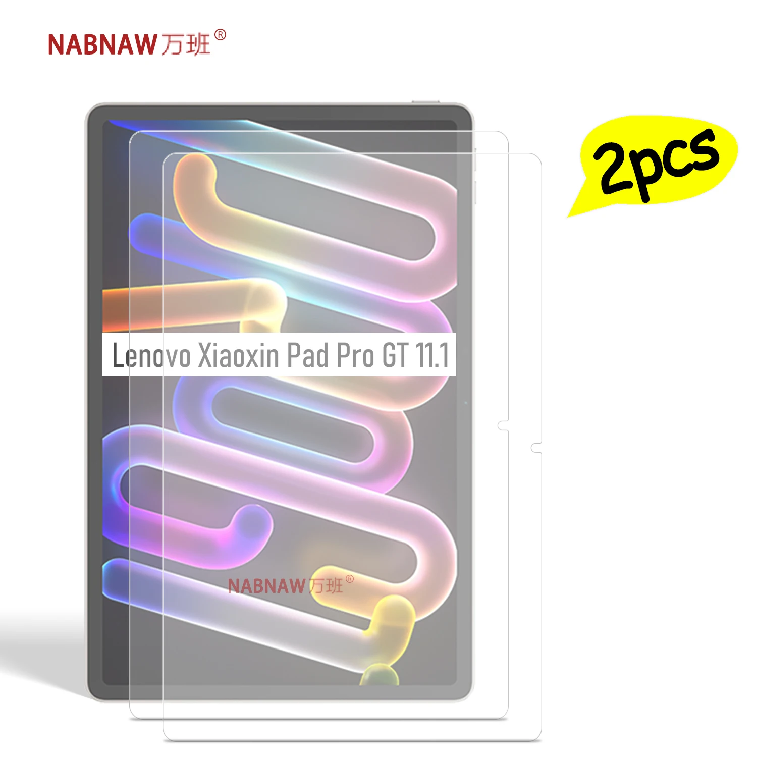 For Lenovo Xiaoxin Pad Pro GT Full HD Tempered Glass Film Screen Protector On Xiaoxin Pad GT Pro 11.1 Scratch Proof Cover 2-Pack