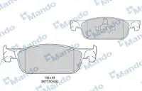 

MBF015302 for ten brake pad CLIO IV LOGAN II SANDERO II SANDERO II (bombelted) long type: LOGAN II 201210-----