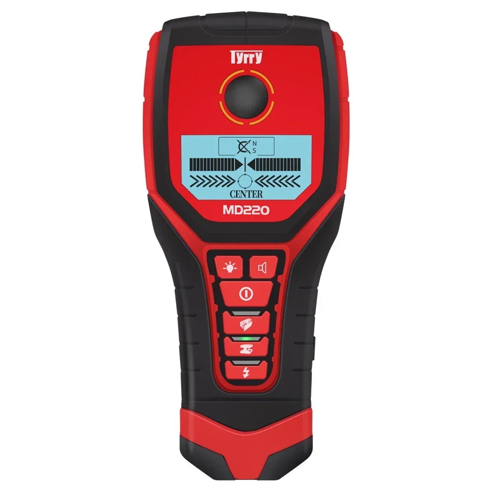 

Portable 5 in 1 Multifunctional Wall Metal Detector High Sensitivity Waterproof Wood Wall Scanner For PVC Pipe Detectioon