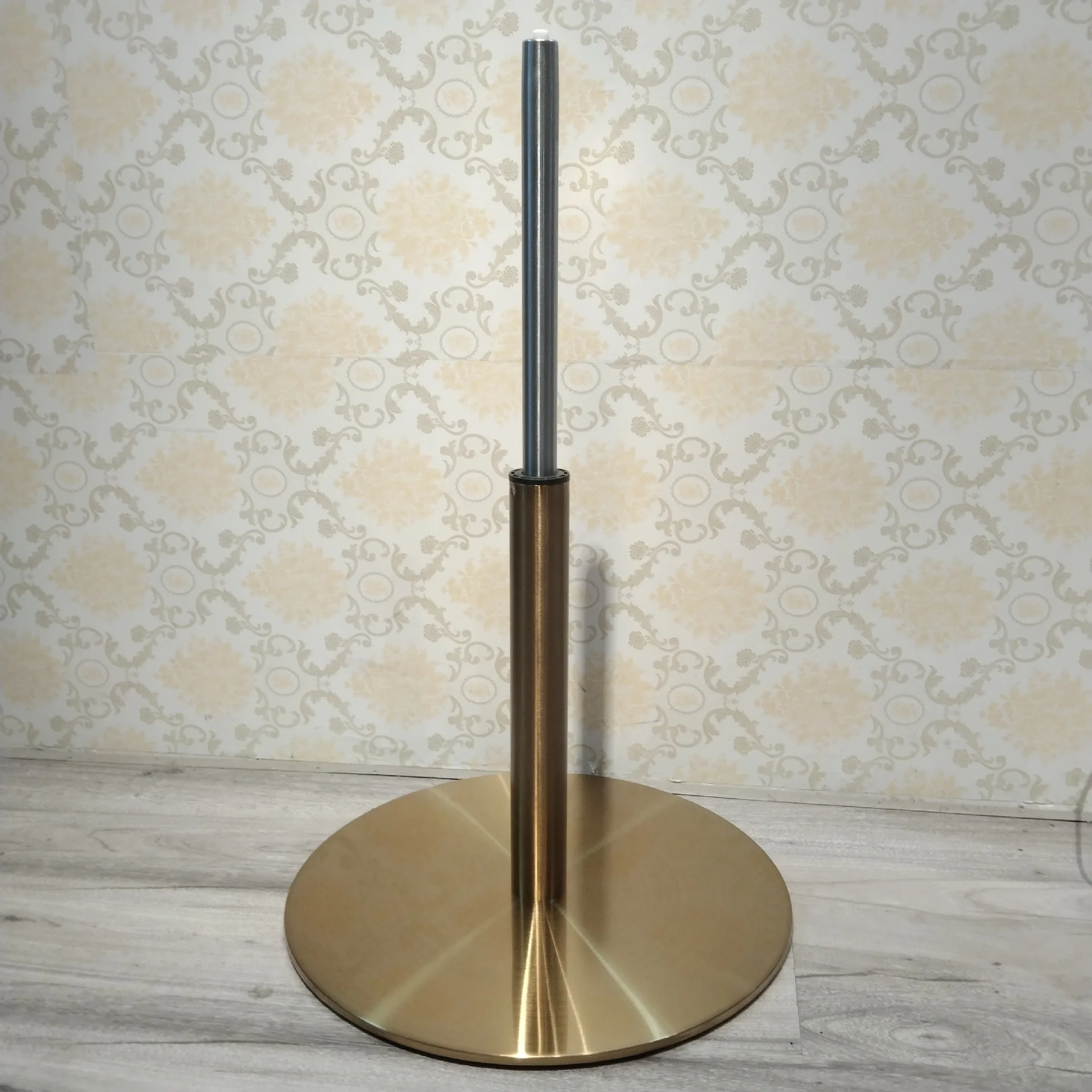 

Home bar chair base electroplated titanium lifting rotating bar chair pedal furniture stainless steel brushed hardware accessori