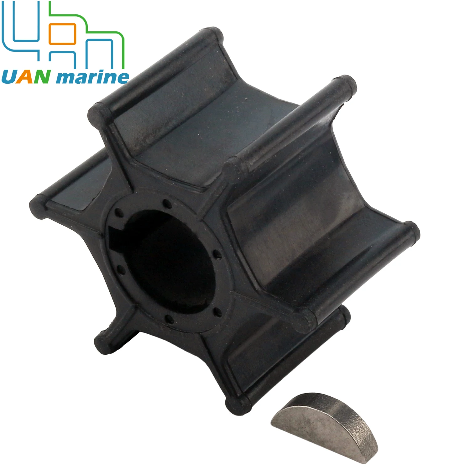

Подходит для Suzuki Marine DF8 DF9.9 DF9.9B DF15 DF15A DT9.9 DT15 2 и 4-тактный 17461-93900 Крыльчатка и ключ подвесного водяного насоса 18-3093