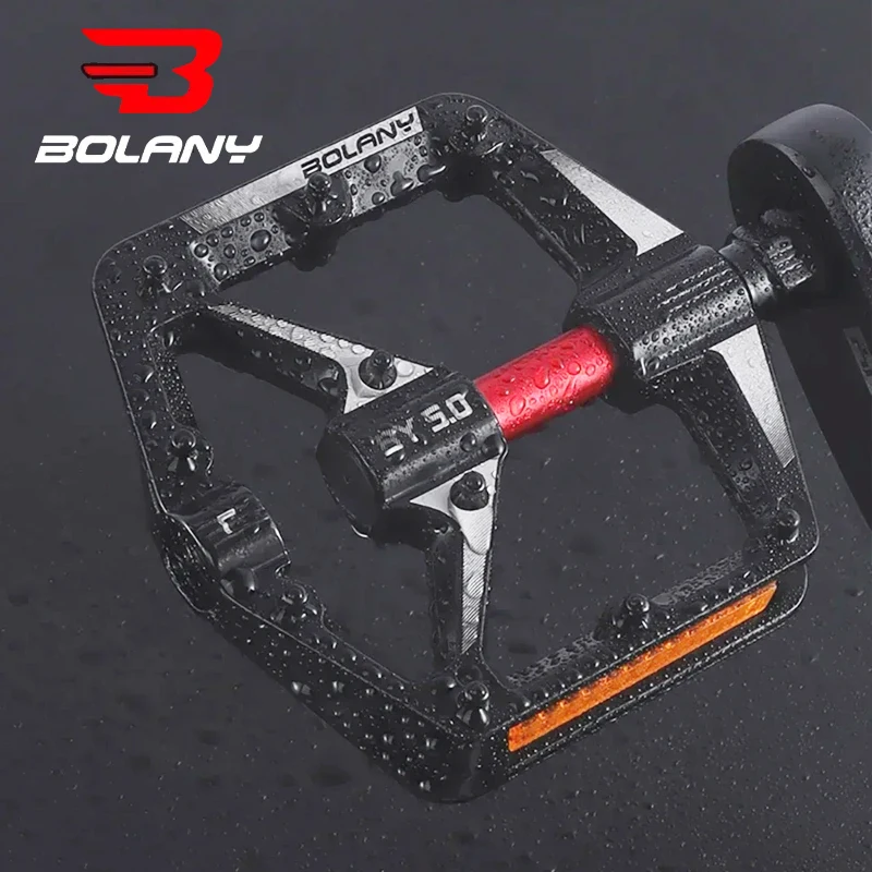 

BOLANY MTB Bike Pedals: Aluminum Alloy Anti - Slip Pedals with Sealed Bearings, Lightweight Choice for Mountain Bicycle Parts